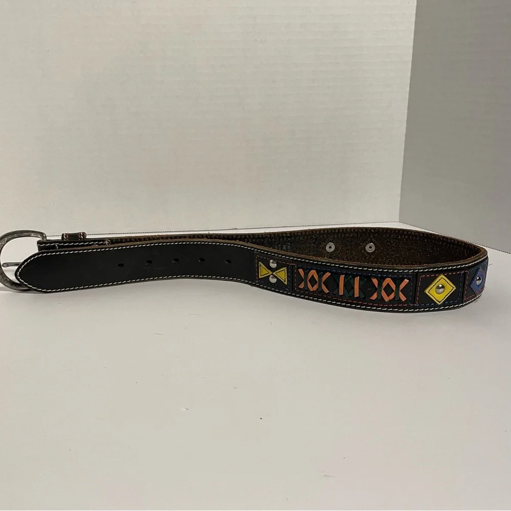 Gap leather belt
